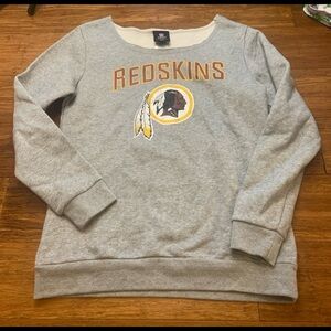 Vintage NFL girls 14 women’s XS Washington redskins logo oversized sweatshirt